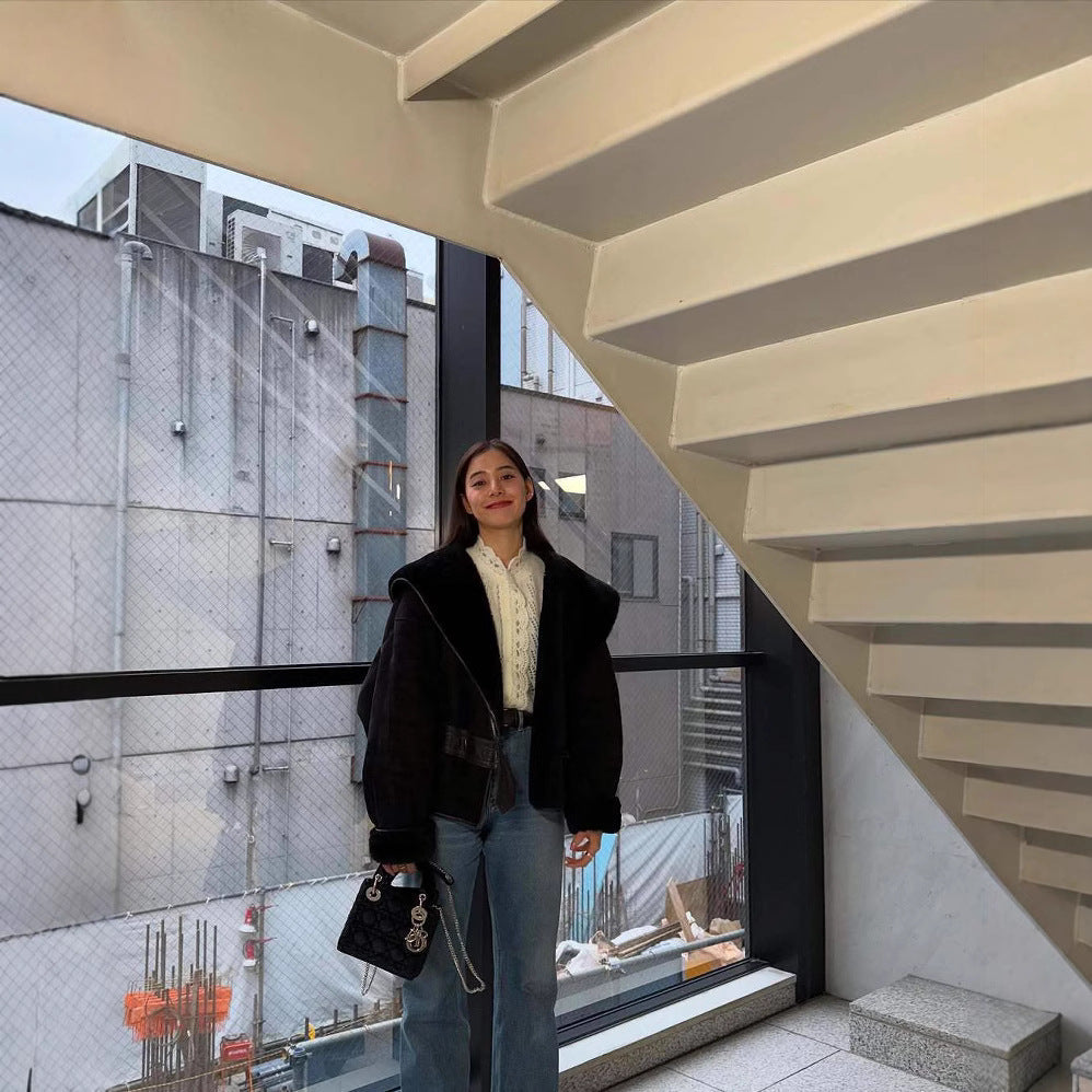 Women's fine cardigan with delicate pattern NOVAE