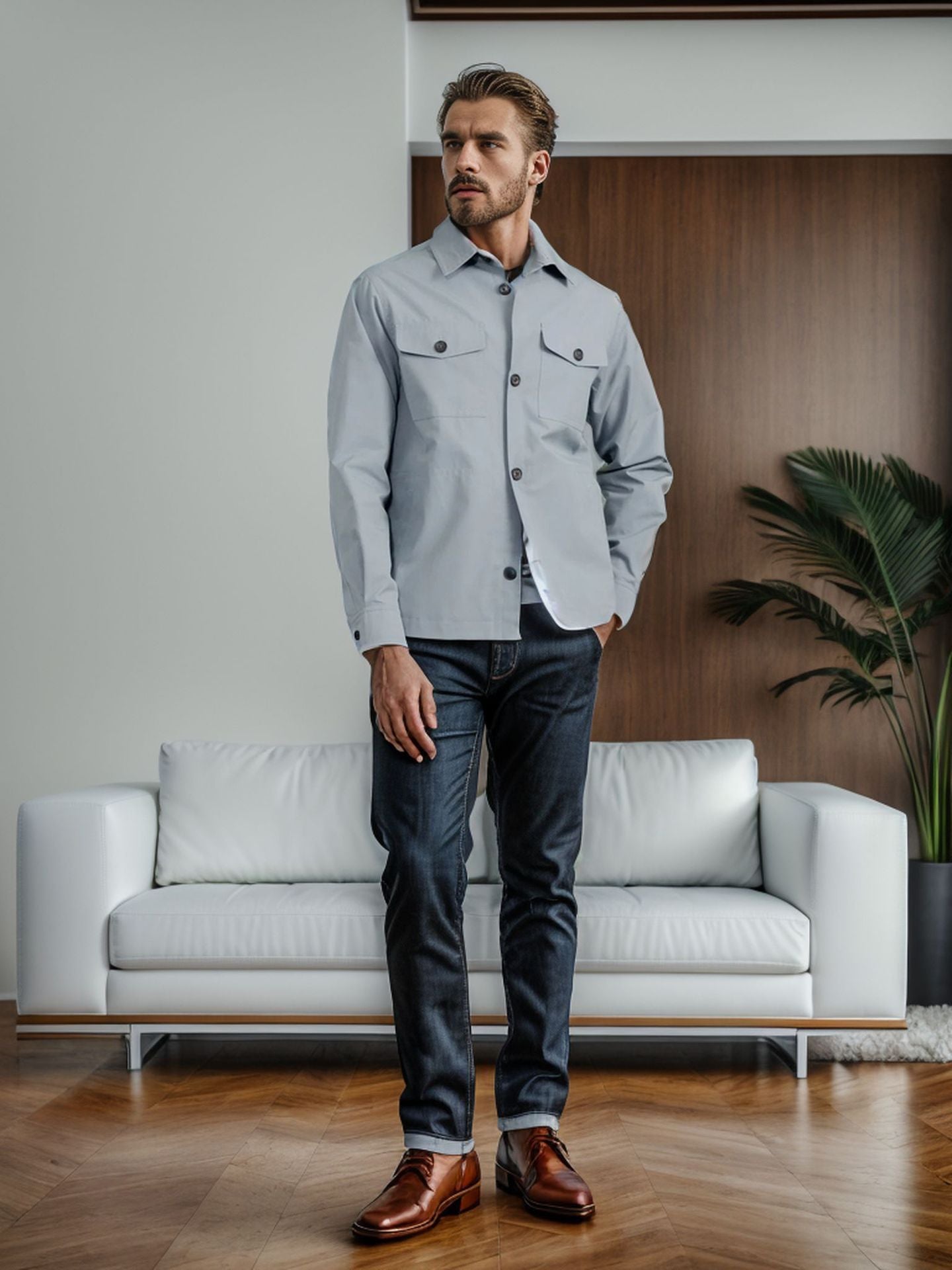 Men's casual utility jacket NOVAE