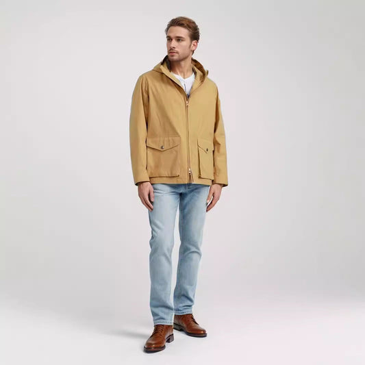 Men's functional transitional jacket with detachable hood NOVAE