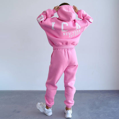 Women's casual oversized hoodie with sporty details NOVAE