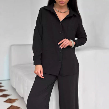 Women's trendy loose-fit shirt blouse NOVAE