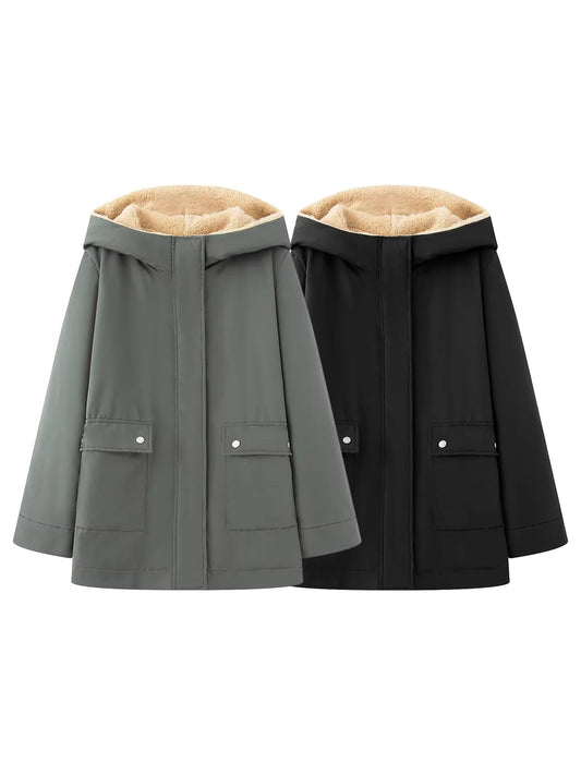 Women's transitional jacket with cozy lining and practical pockets NOVAE