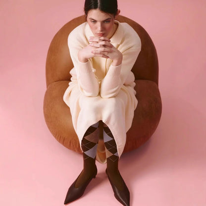 Women's cardigan with polo collar and button closure NOVAE