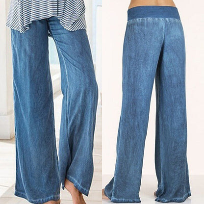 Women's casual wide-leg trousers NOVAE