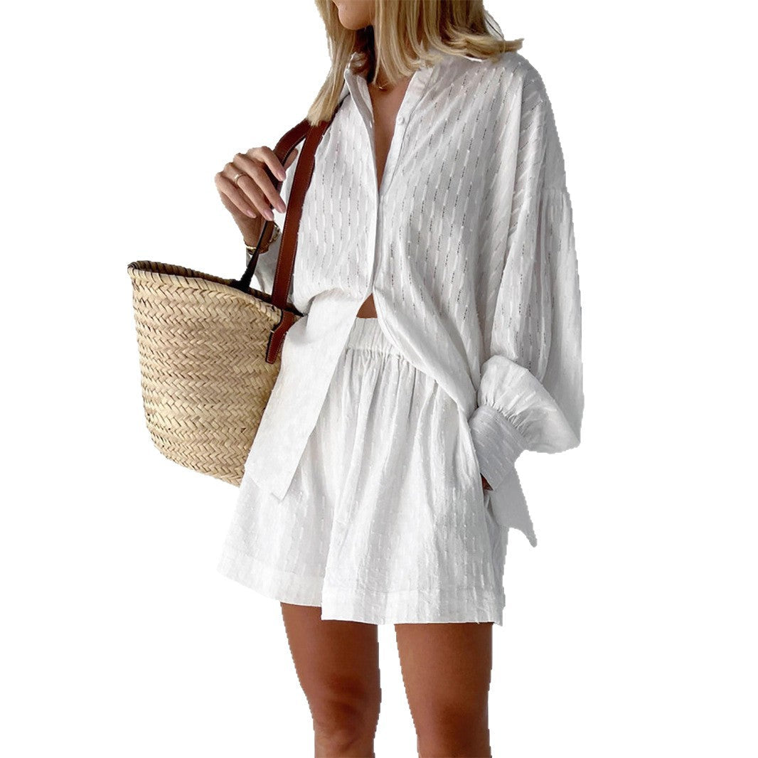 Women's structured shirt with a comfortable fit NOVAE