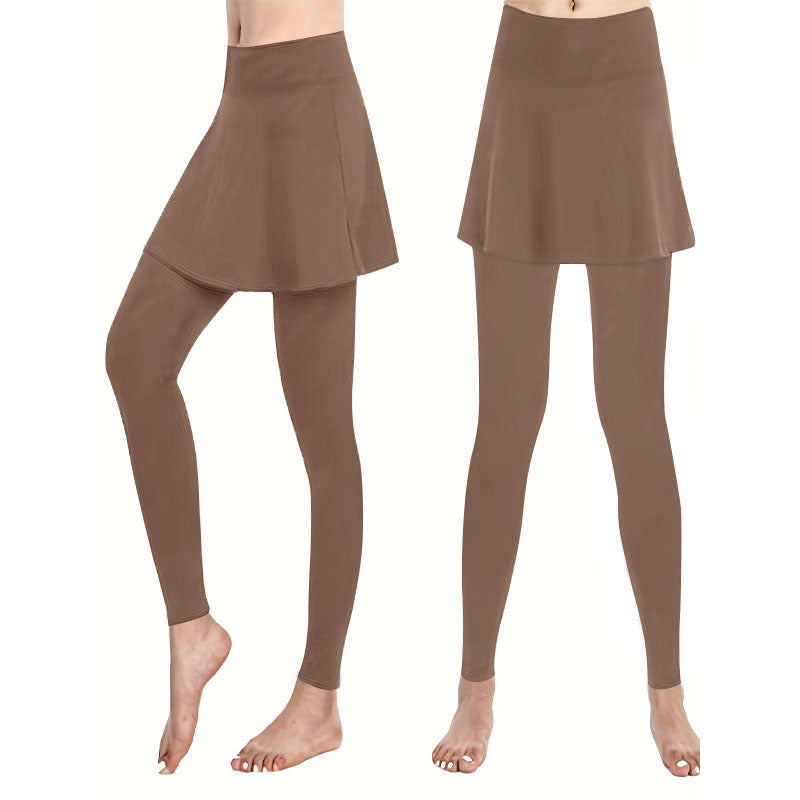 Women's leggings with integrated skirt cut NOVAE