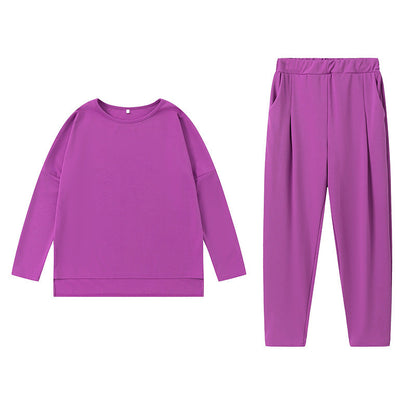 Women's sporty sweat outfit with elastic waistband and spacious pockets NOVAE