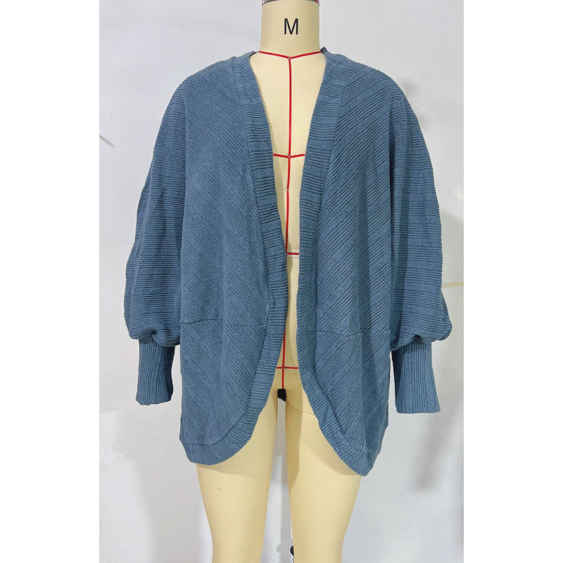 Women's casual cardigan with oversized cut and relaxed sleeves NOVAE