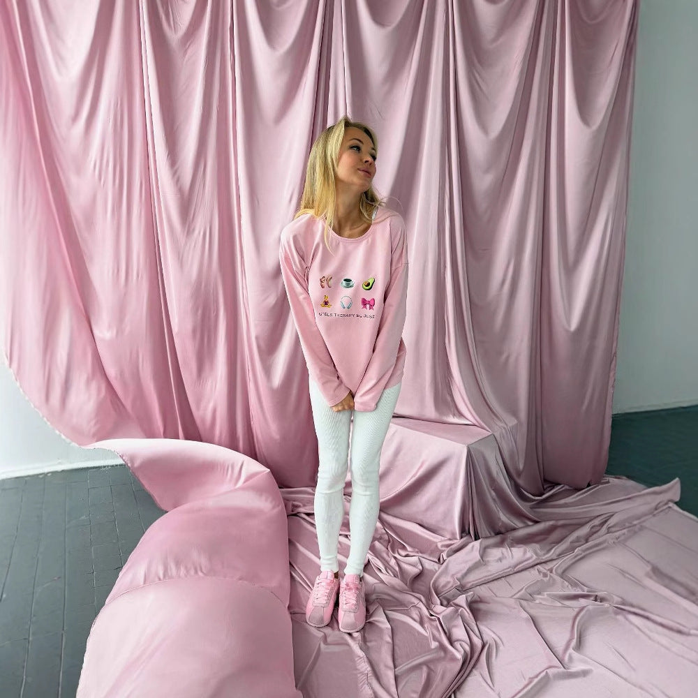 Women's casual sweatshirt with creative NOVAE design