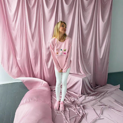 Women's casual sweatshirt with creative NOVAE design