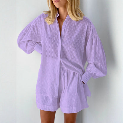 Women's structured shirt with a comfortable fit NOVAE