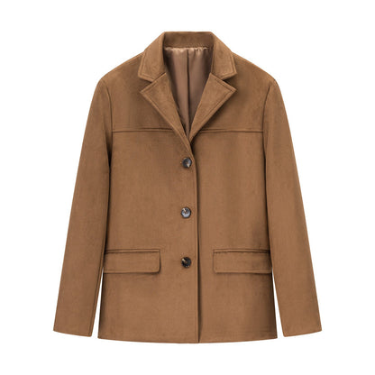 Women's fashionable wool blazer with pockets and high-quality workmanship NOVAE