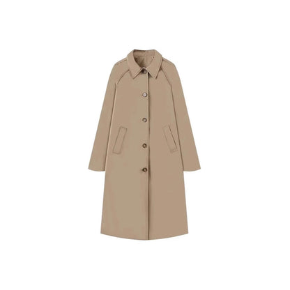 Women's fashionable transitional jacket with elegant stand-up collar and practical button details NOVAE