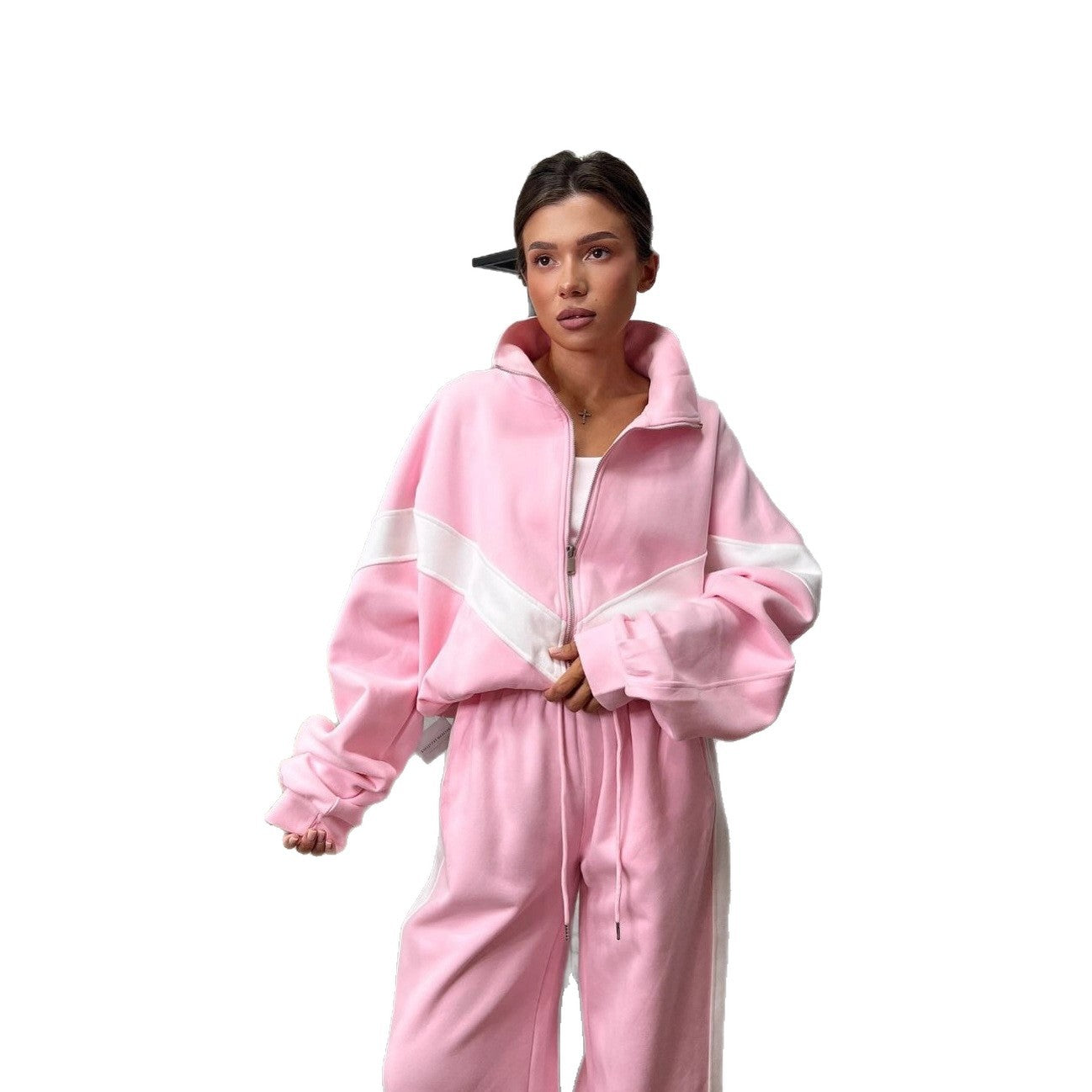 Women's tracksuit with contrasting inserts NOVAE