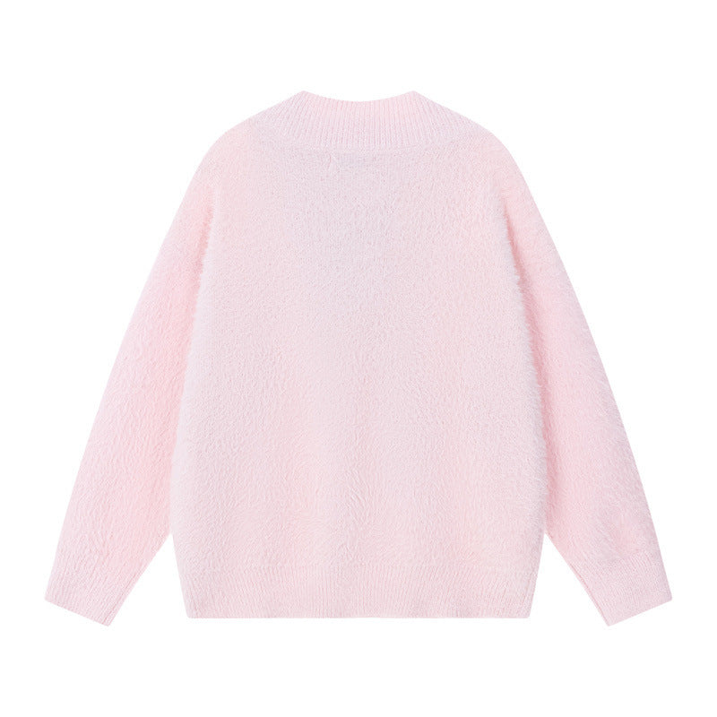 Women's Cozy Sweater with Innovative Scarf Detail NOVAE