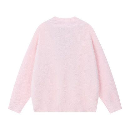 Women's Cozy Sweater with Innovative Scarf Detail NOVAE