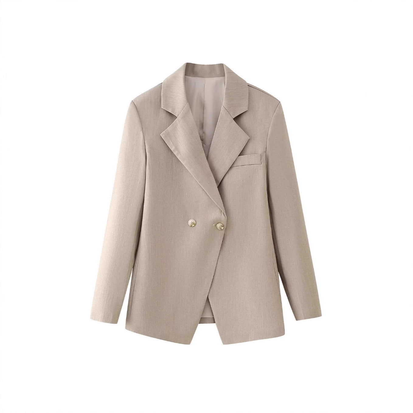 Women's elegant double-breasted blazer jacket with high-quality fabric NOVAE