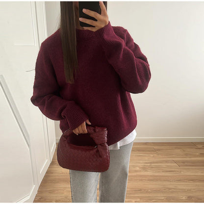 Women's Original Cut Knit Sweater with Soft Material NOVAE