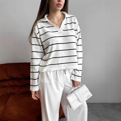 Women's casual striped sweater NOVAE