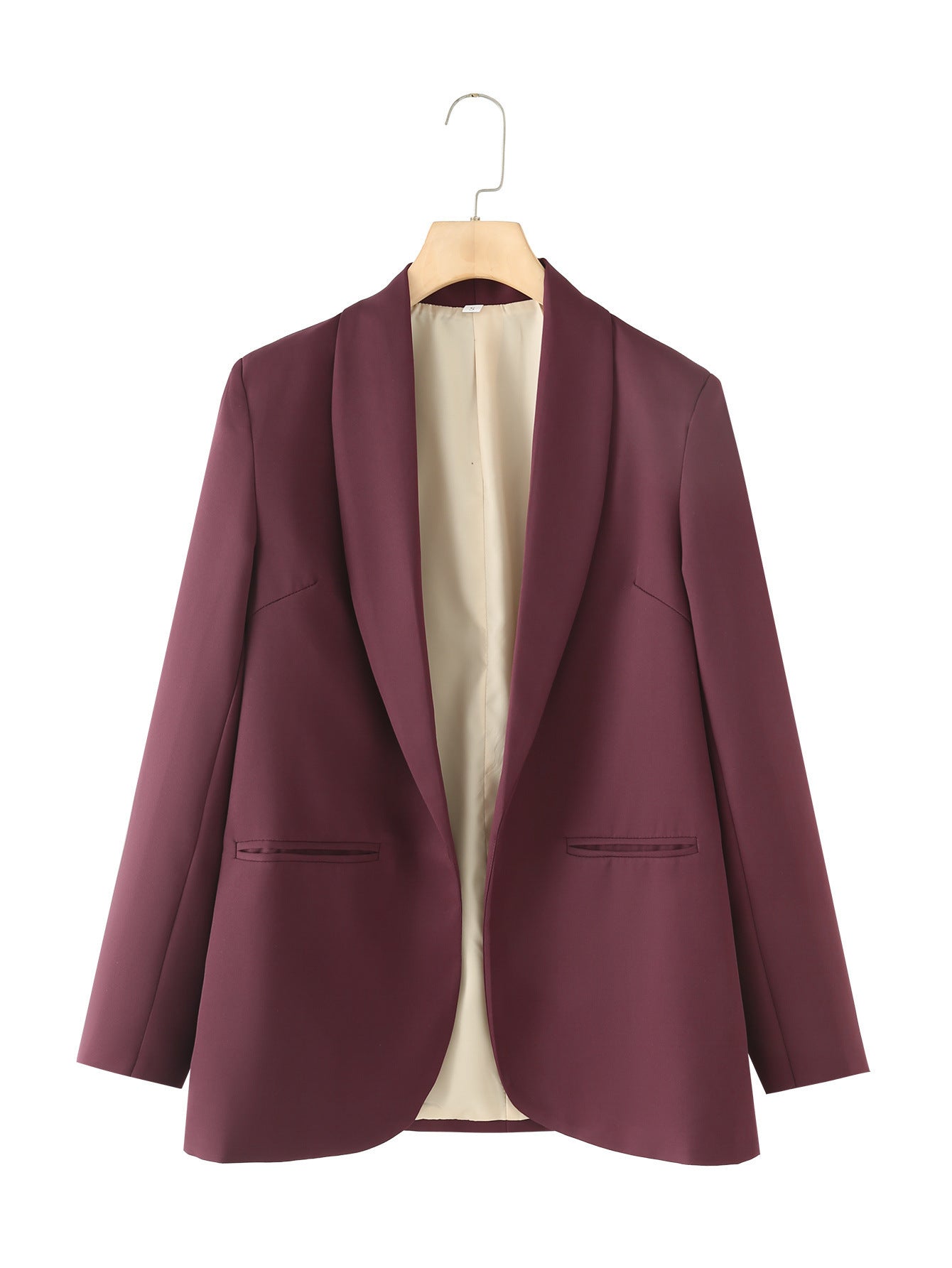 Women's elegant blazer with a modern cut and practical pockets NOVAE