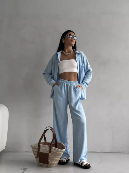 Women's trendy loose-fit shirt blouse NOVAE