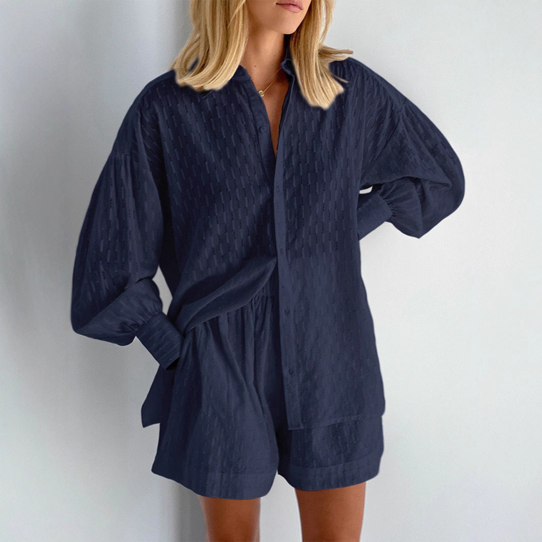 Women's structured shirt with a comfortable fit NOVAE