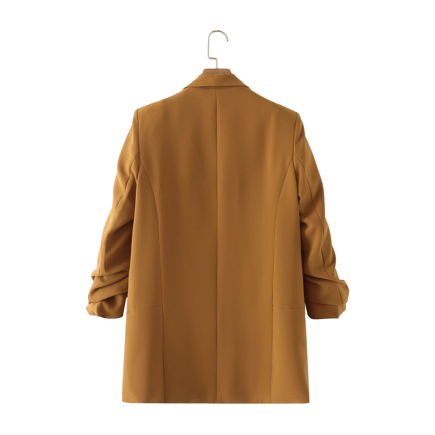 Women's elegant blazer with rolled-up sleeves and practical pockets NOVAE