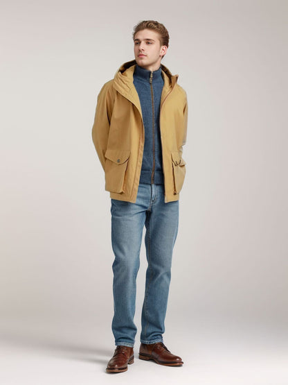 Men's functional transitional jacket with detachable hood NOVAE