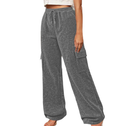 Women's cargo trousers with a relaxed fit and elasticated waistband NOVAE