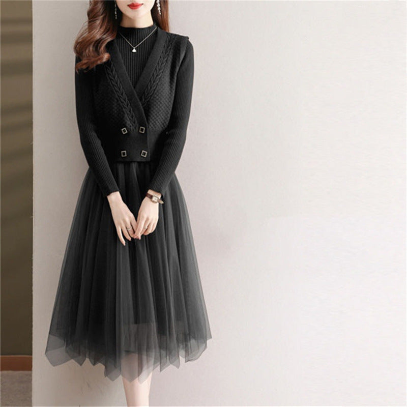Women's cardigan with tulle skirt NOVAE