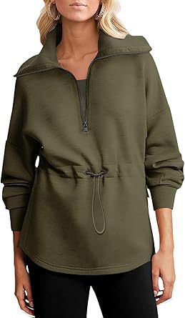 Women's casual hooded sweatshirt with practical drawstring adjustment NOVAE