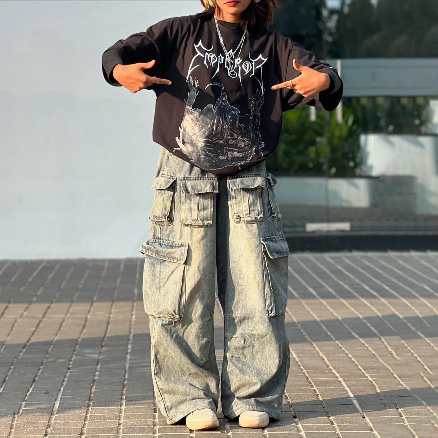 Women's cargo trousers in a casual utility style NOVAE