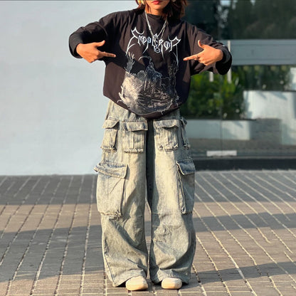 Women's cargo trousers in a casual utility style NOVAE