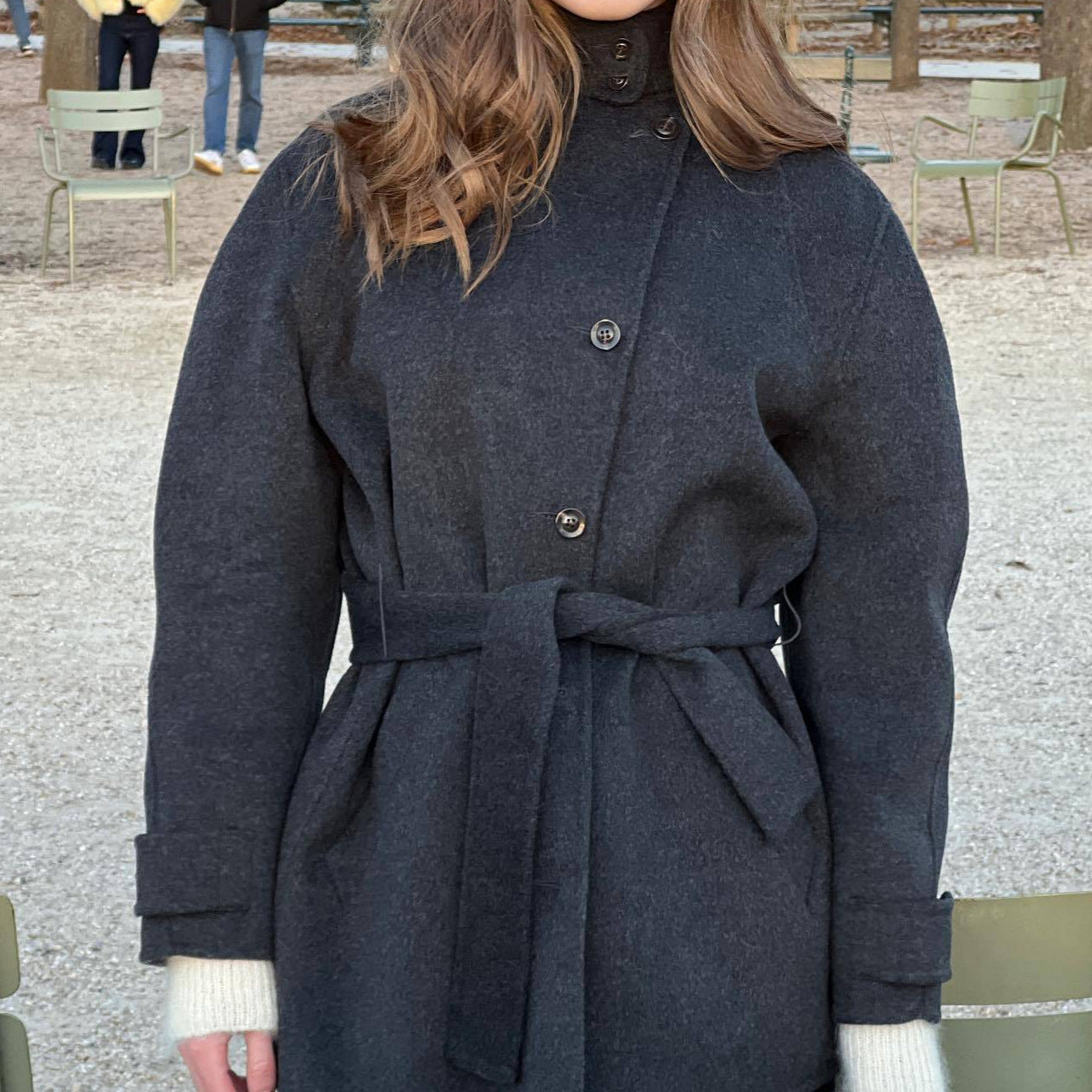 Women's Elegant Transitional Coat with Adjustable Belt NOVAE