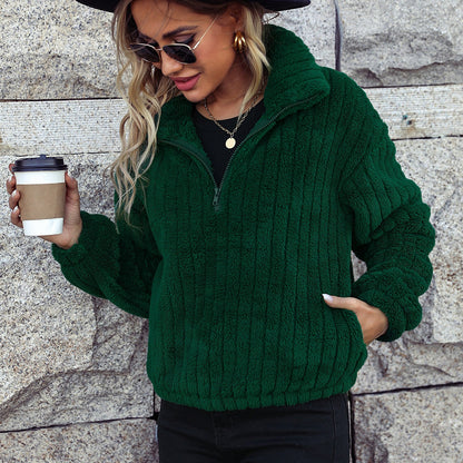 Women's fleece pullover in a casual style NOVAE