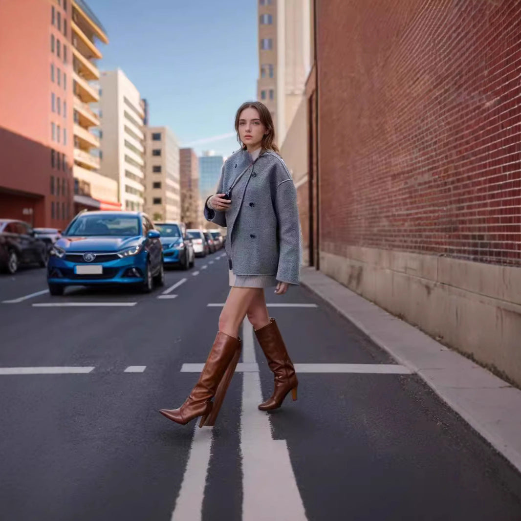 Women's fashionable oversized coat NOVAE