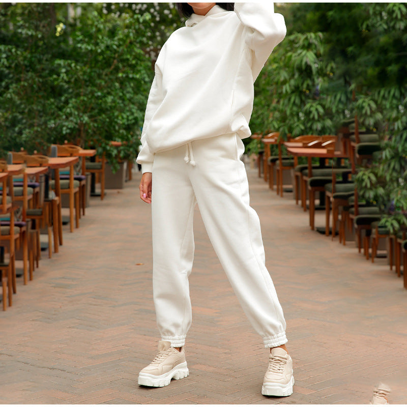 Women's casual jogging suit with soft material and elastic waistband NOVAE