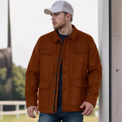 Men's casual flannel jacket NOVAE