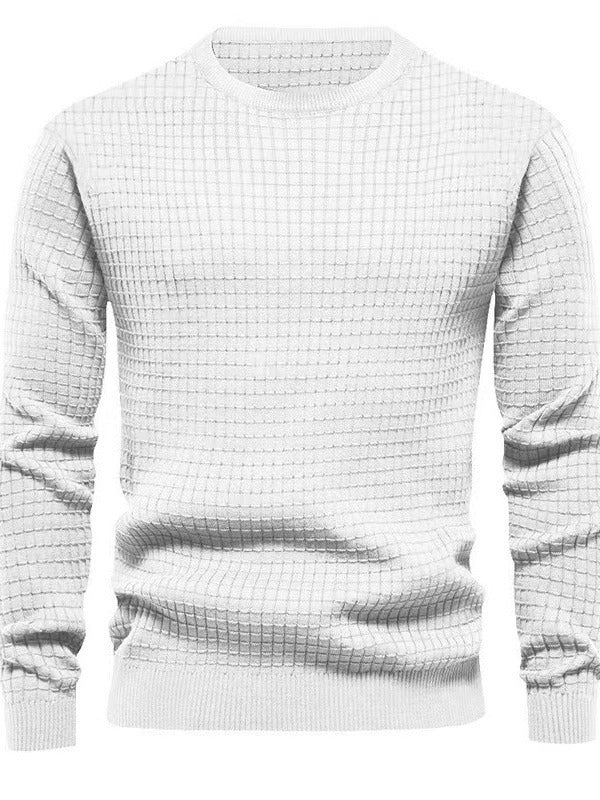 Men's structured knit sweater NOVAE