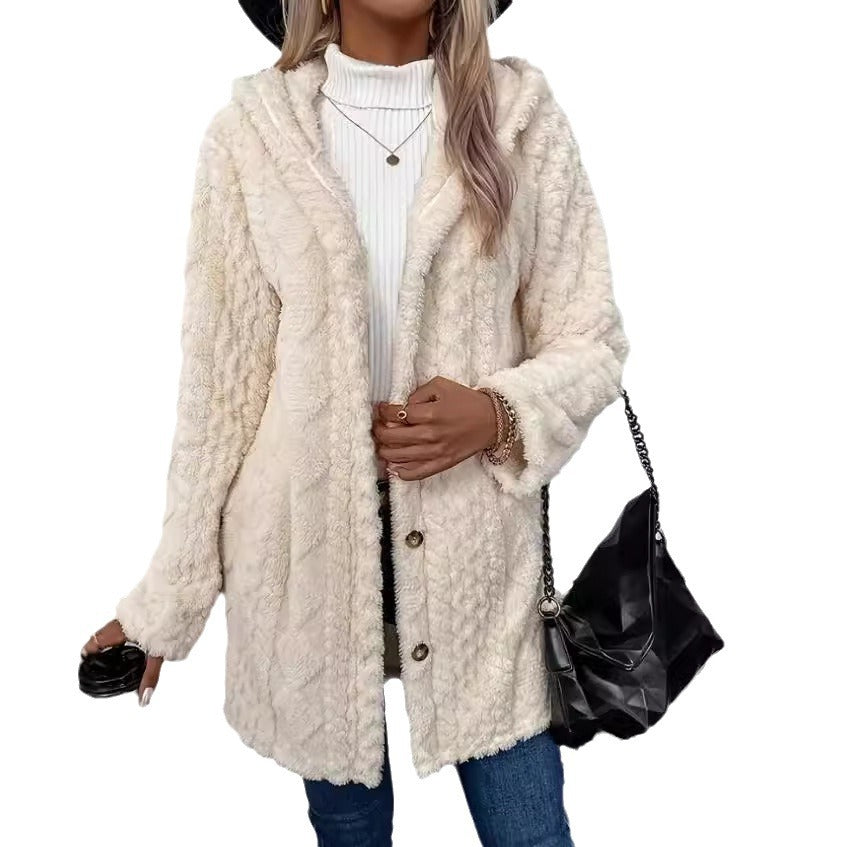 Women's Cozy Teddy Jacket NOVAE