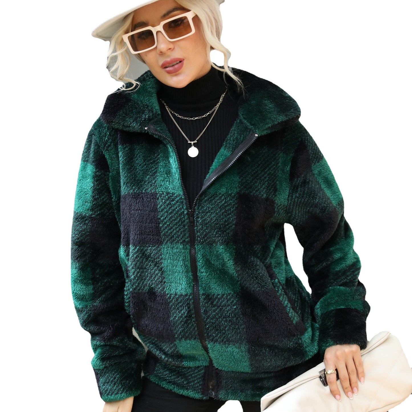 Women's Cozy Flannel Jacket NOVAE