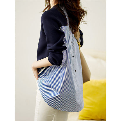 Women's casual sweatshirt with a unique layered design and contrasting details NOVAE