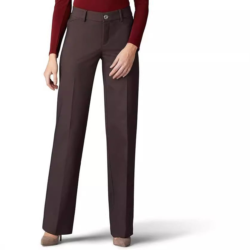 Women's elegant and comfortable long trousers in a classic cut NOVAE