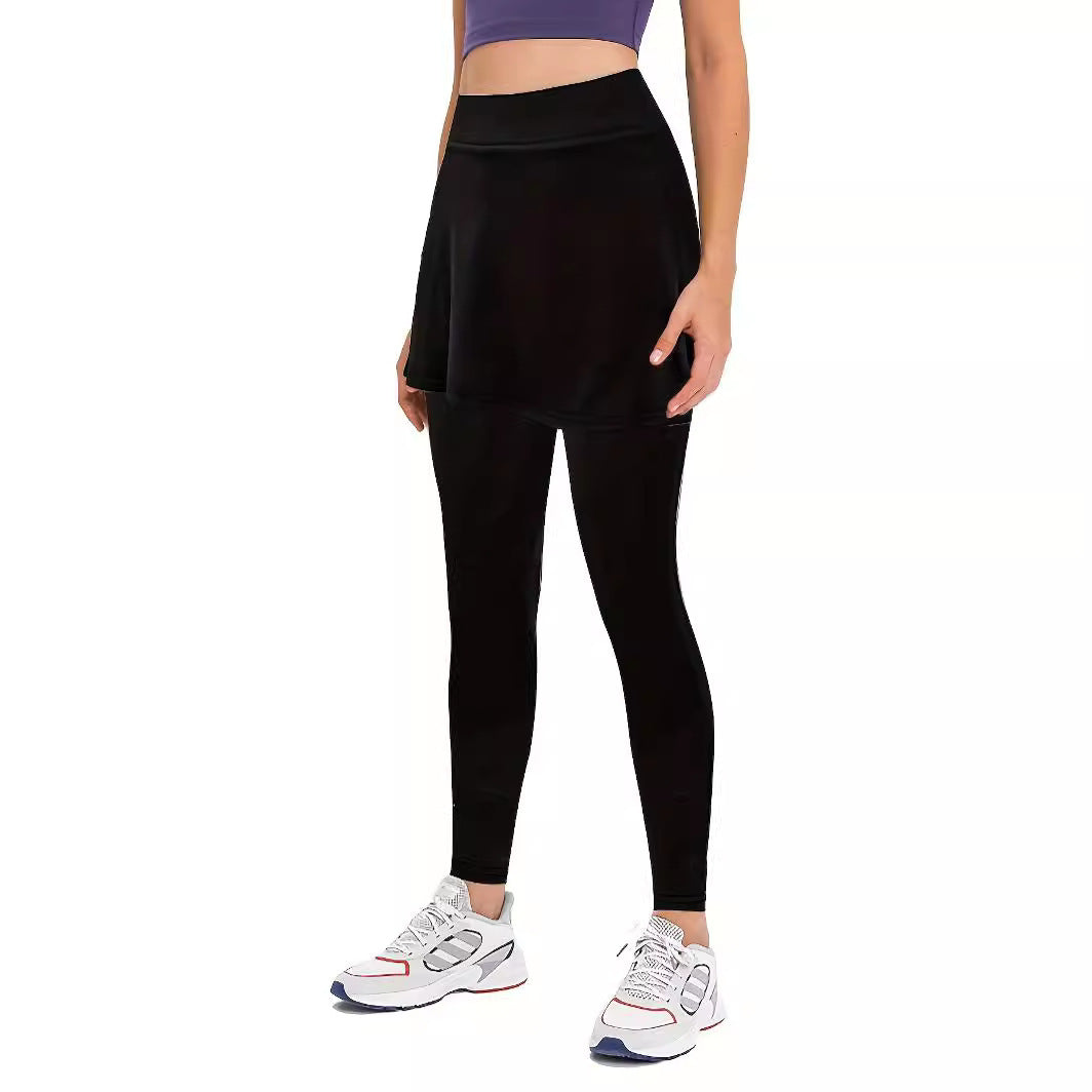 Women's sporty leggings with integrated skirt NOVAE
