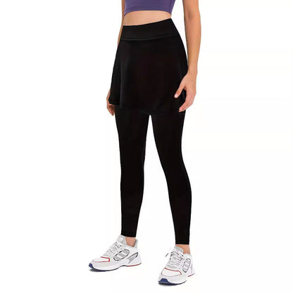 Women's sporty leggings with integrated skirt NOVAE