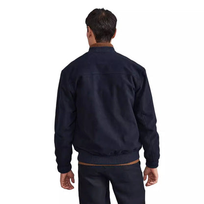 Men's casual bomber jacket made of high-quality material with practical pockets NOVAE