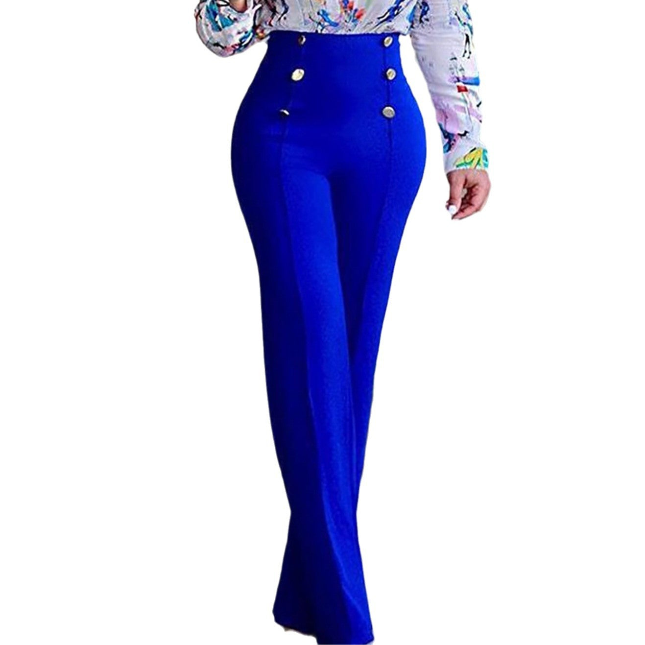 Women's High-Waisted Suit Trousers NOVAE