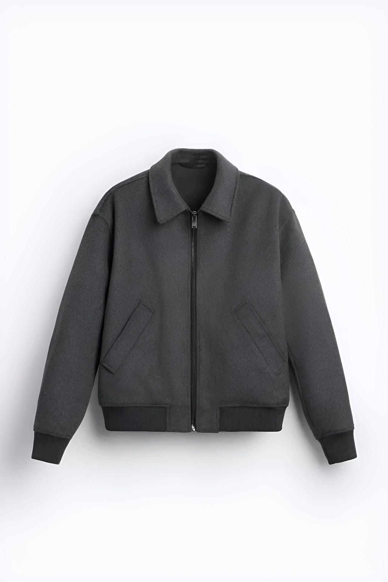 Men's colorful fleece bomber jacket with side pockets NOVAE