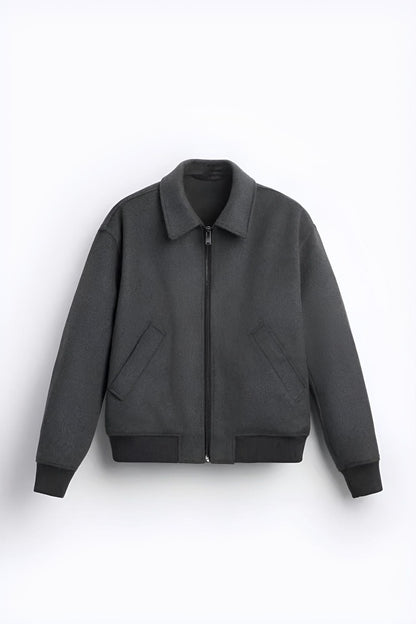 Men's colorful fleece bomber jacket with side pockets NOVAE