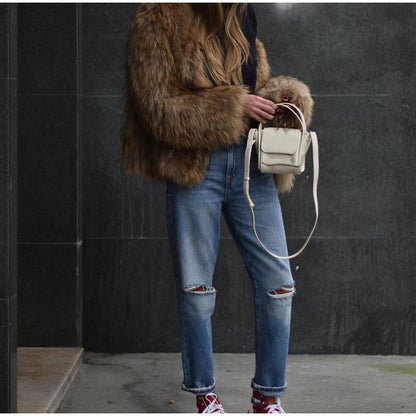 Women's Luxurious Oversized Faux Fur Jacket NOVAE